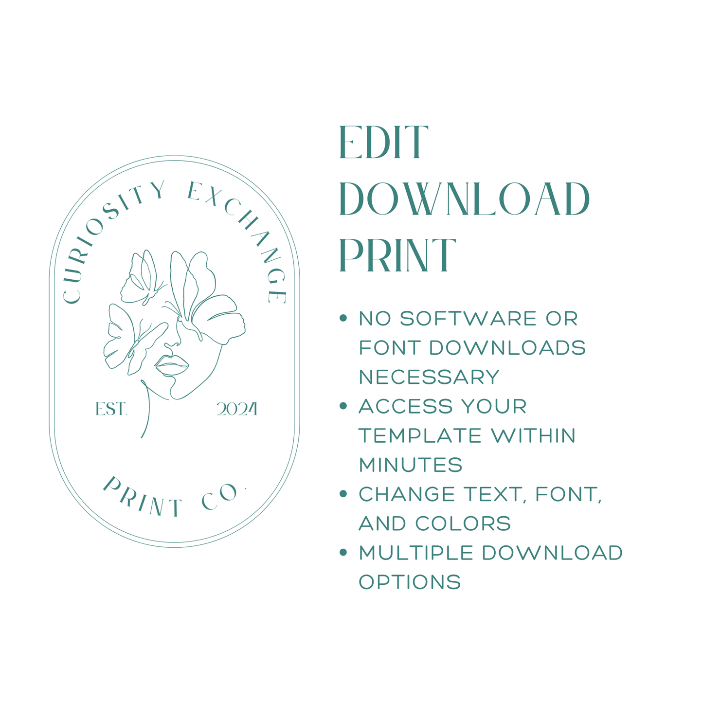 Over The Moon Astronaut Birthday Digital Photo Invitation Template
